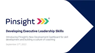 WEBINAR | Developing Executive Leadership Skills