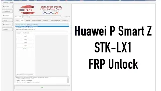 Huawei P Smart Z STK LX1 FRP Bypass