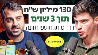 מאפס ל100 ב3 שנים: הסיפור של מותג התוספים מייבן