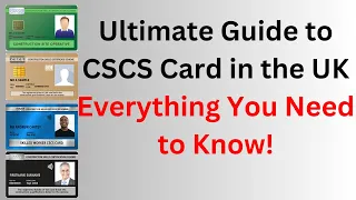 How to get a CSCS Card | Types of CSCS Cards | Cost of CSCS Card | CSCS Card UK |JK Civil Engineer