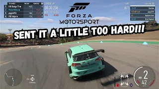 Forza Motorsport | Touring Car Series | Sent It A Little Too Hard In The Fight For P2 @ Laguna Seca