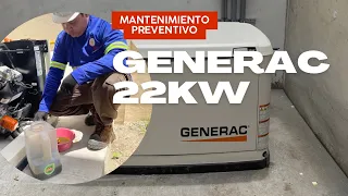 MANTENIMIENTO A GENERADOR LPG / Generac 18 a 26 kw
