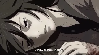 Dororo's mother dies | puts hot soup in her hand to feed Dororo