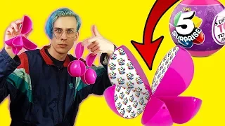 NIESPODZIANEK 5 🍊 z Biedronki GORSZE OD POP TOY ❓ 5 SURPRISE zabawki z chińczyka