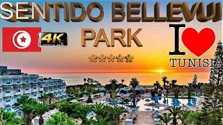 4K TUNISIA SENTIDO BELLEVUE PARK 2023 HOTEL BEACH RESORT