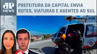 PM de SP resgata mais de 720 vítimas em operação no RS; Cristiano Beraldo e Amanda Klein comentam