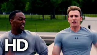 Steve Rogers & Sam Wilson "On Your Left" Running Scene | Captain America: The Winter Soldier 2014