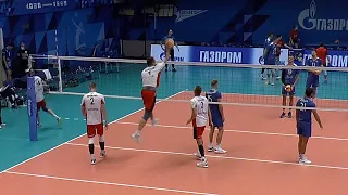 Волейбол. Нападающий удар. "Белогорье" Белгород vs Беларусь