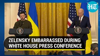 Biden watches as Zelensky's translator embarrasses him with 'Ukraine crime' mix up | Watch