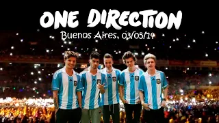 One Direction Live @ Estadio Vélez - Argentina 03-05-14 -Niall & Harry talking