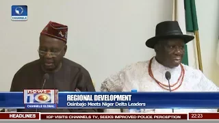 News@10: Osinbajo Meets Niger Delta Leaders 03/08/17 Pt 2