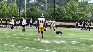 First look at Russell Wilson, Justin Fields, more sights and sounds from Day 1 of Steelers OTAs