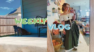 going to the renaissance festival and continuing sapphic spring! | weekly vlog