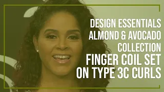 Design Essentials Almond & Avocado Collection   Finger Coil Set on Type 3 C