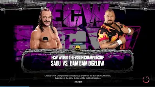 Bam Bam Bigelow vs Sabu | ECW Television Championship
