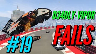 GTA 5 Online - FAILS compilation on STUNT RACES (Rockstar BULLSH*T #19)