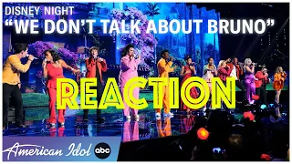 "We Don't Talk About Bruno" By The Top 10 | American Idol 2022 | JAX AND NINA REACTION