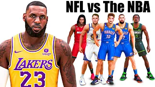 NFL Stars vs The NBA