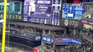 Josh Donaldson Strikes out for the final out ( 2022 ALCS GAME 3 )