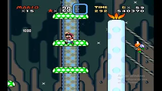 Hongos Plataformas Y Paratroopas En El Valle de Bowser Super Mario World #14