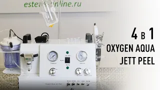 Обзор аппарата 4 в 1 Oxygen Aqua Jett Peel: гидропилинг, УЗ-пилинг, газожидкостный пилинг, спреер