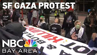 Gaza cease-fire demonstrators shut down streets in SF