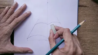 How to draw open book one point perspective   pencil pen easy Step by step drawing