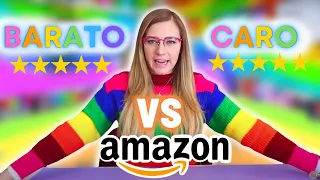 COMPRÉ LO MÁS BARATO 🤮 Y MÁS CARO 🤑 DE ARTE EN AMAZON ✏️🌈❤️