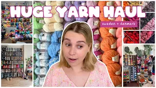 HUGE yarn haul! | everything i bought in sweden + denmark 🧶