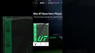 Max 87 Hero Upgrade in FC 24 👀
