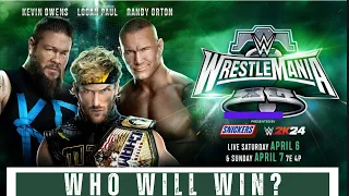 Logan Paul vs Randy Orton vs Kevin Owens Showdown: WrestleMania 40 Predictions & Breakdown!