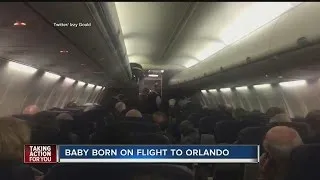 Baby born on flight to Orlando, made emergency landing in Charleston