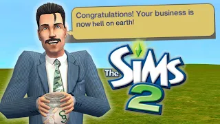 I made a sim obsessed with money and it ruined the neighbourhood