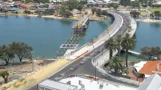 Mandurah Traffic Bridge timelapse