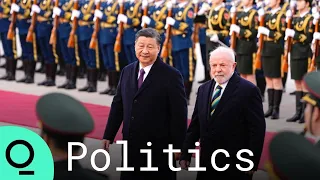 China's Xi, Brazil's Lula Meet in Beijing to Boost Ties