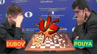 DUBOV VS POUYA || FIDE World Rapid & Blitz Chess Championship 2023
