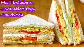 The Best Scrambled Egg Sandwich Recipe | Breakfast Sandwich Recipes Healthy