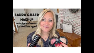 Trying LAURA GELLER make-up for the first time. Basic foundation, blush & highlighter. Is it good?