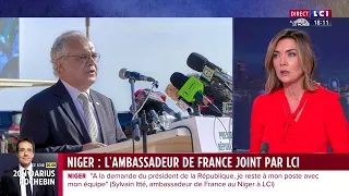 Crise au Niger : l'ambassadeur de France joint par LCI