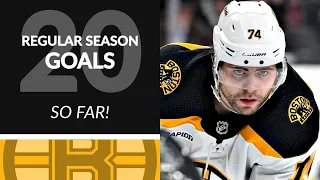 Jake DeBrusk's First 20 Goals of 22/23 NHL Regular Season