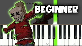 Blood // Water - Grandson - Very EASY Piano tutorial