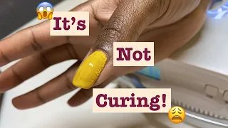 Is your Gel Not Curing?! Does your gel polish wrinkle? 😱