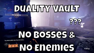 Duality Vault No Bosses & No Enemies Glitch Solo + Solo Flawless Cheese All Dungeon Encounters