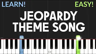 Jeopardy Theme Song | EASY Piano Tutorial