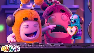 Stop the Dancing Toy!! | ODDBODS Episodes | Moonbug No Dialogue Comedy Cartoons for Kids