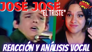 JOSÉ JOSÉ - El Triste | VOCAL COACH REACCIONA Y ANALIZA LA VOZ DE JOSÉ JOSÉ cantando "El Triste"