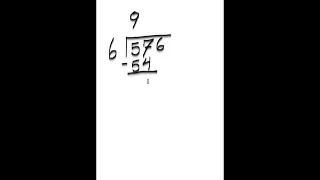 576 divided by 6 five hundred seventy six divided by six