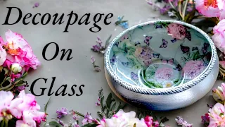 Decoupage on Glass: Unleash Your Creativity with This Step-by-Step Tutorial!