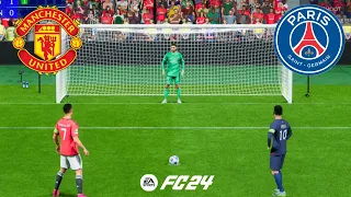 FIFA 24 PSG VS MANCHESTER UNITED PENALTY SHOOTOUT UCL FINAL