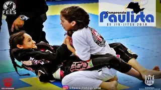 JIU - JITSU - Kids - Faixa Branca - Feminino - Campeonato Paulista 2018.